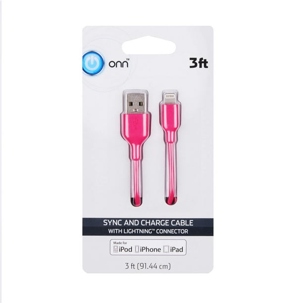 3 in 1 Retractable USB Charger Cable Cord Pink Ribbon Fast Charging Reusable Charging Cord Adapter Compatible with Cell Phones Tablets Universal Use 